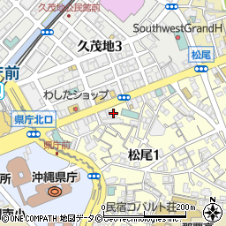 琉球マーケット１号店周辺の地図