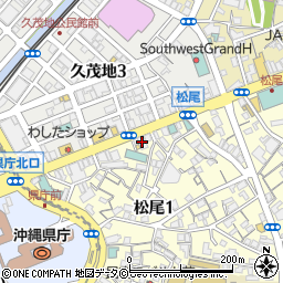 南国市場松尾店周辺の地図