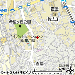 レジデント桜坂周辺の地図