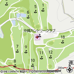 沖縄カントリークラブ周辺の地図