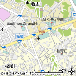 ローソン国際通松尾店周辺の地図