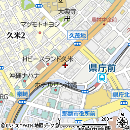 琉球リース総合ビル周辺の地図