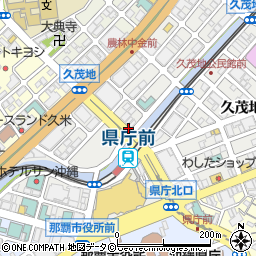 麺や偶 もとなり 久茂地店周辺の地図