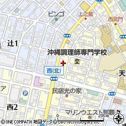 仲里歯科医院周辺の地図