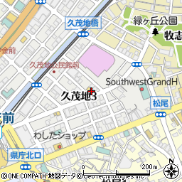 北海道ラーメン追風丸　久茂地店周辺の地図