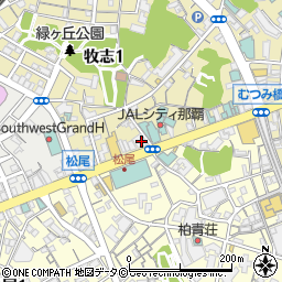琉球銀行松尾支店周辺の地図