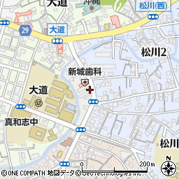 アパート富山周辺の地図