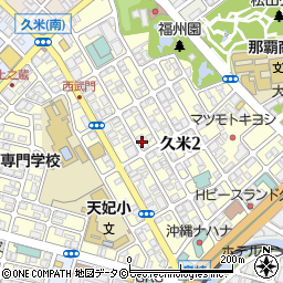 琉球料理と舞踊の店四つ竹久米店周辺の地図