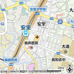 京都屋クリーニングりうぼう栄町店周辺の地図