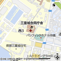 沖縄県男女共同参画センターてぃるる　ホール周辺の地図
