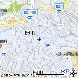 松川ハウス周辺の地図