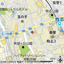 琉球市場 蓮周辺の地図