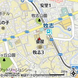 那覇市立壼屋小学校周辺の地図