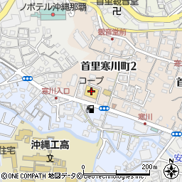 琉球銀行コープ寒川 ＡＴＭ周辺の地図