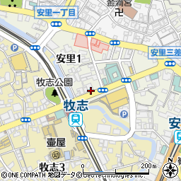 沖縄料理 ちぬまん 国際通り 安里店周辺の地図