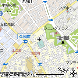 沖縄タイムス久米販売店周辺の地図