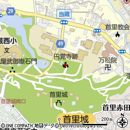 旧円覚寺放生橋周辺の地図