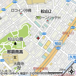 風風ラーメン 松山店周辺の地図