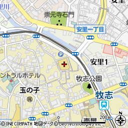 沖縄県那覇市牧志2丁目10周辺の地図