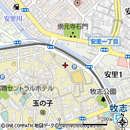 瀬名波アパート周辺の地図