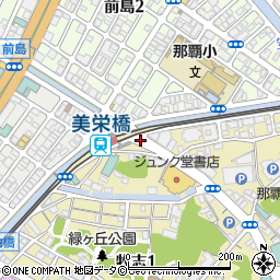 美栄橋駅前周辺の地図