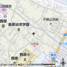 沖縄県中頭郡西原町与那城周辺の地図