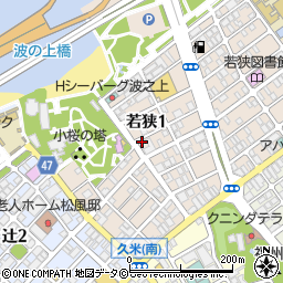 謝花アパート周辺の地図