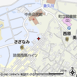 沖縄県中頭郡西原町安室206-1周辺の地図