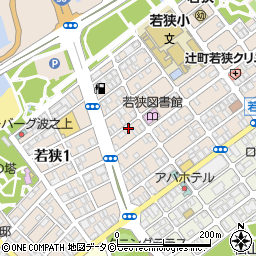 洲鎌アパート周辺の地図