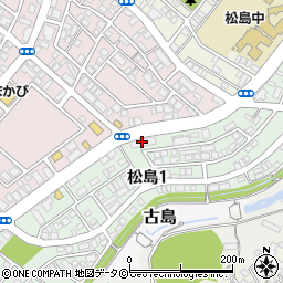 琉球銀行真嘉比支店周辺の地図
