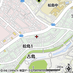 富士会館古島ホール周辺の地図