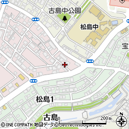 ヤング松島店周辺の地図