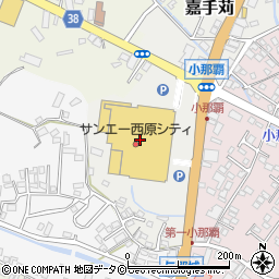 菓子処花風サンエー西原シティ店周辺の地図