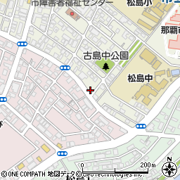 琉球新報　古島販売店周辺の地図