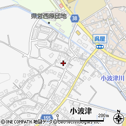 小波津産業周辺の地図