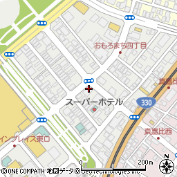 沖縄海邦銀行新都心支店周辺の地図