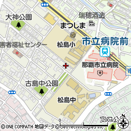 糸洲アパート周辺の地図