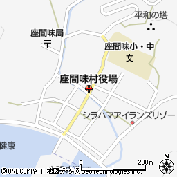 沖縄県島尻郡座間味村周辺の地図