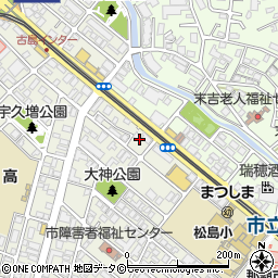大吉居酒屋周辺の地図