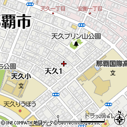 有限会社嘉手川保険事務所周辺の地図