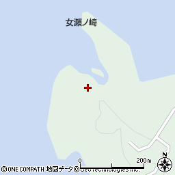 女瀬の崎展望台周辺の地図
