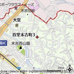末吉荘周辺の地図