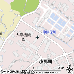 キャタピラー沖縄株式会社　本社周辺の地図