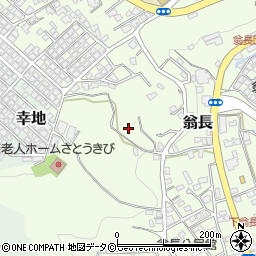 沖縄県中頭郡西原町翁長周辺の地図