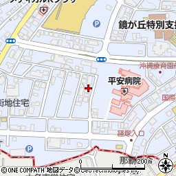 沖縄県浦添市経塚488-1周辺の地図