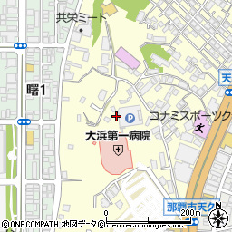 沖縄県那覇市天久956-1周辺の地図
