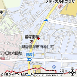 沖縄県浦添市経塚563-3周辺の地図