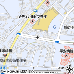 沖縄県浦添市経塚周辺の地図