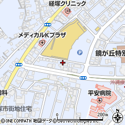 沖縄県浦添市経塚476周辺の地図