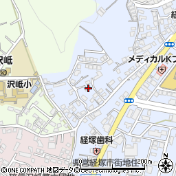 沖縄県浦添市経塚223-1周辺の地図